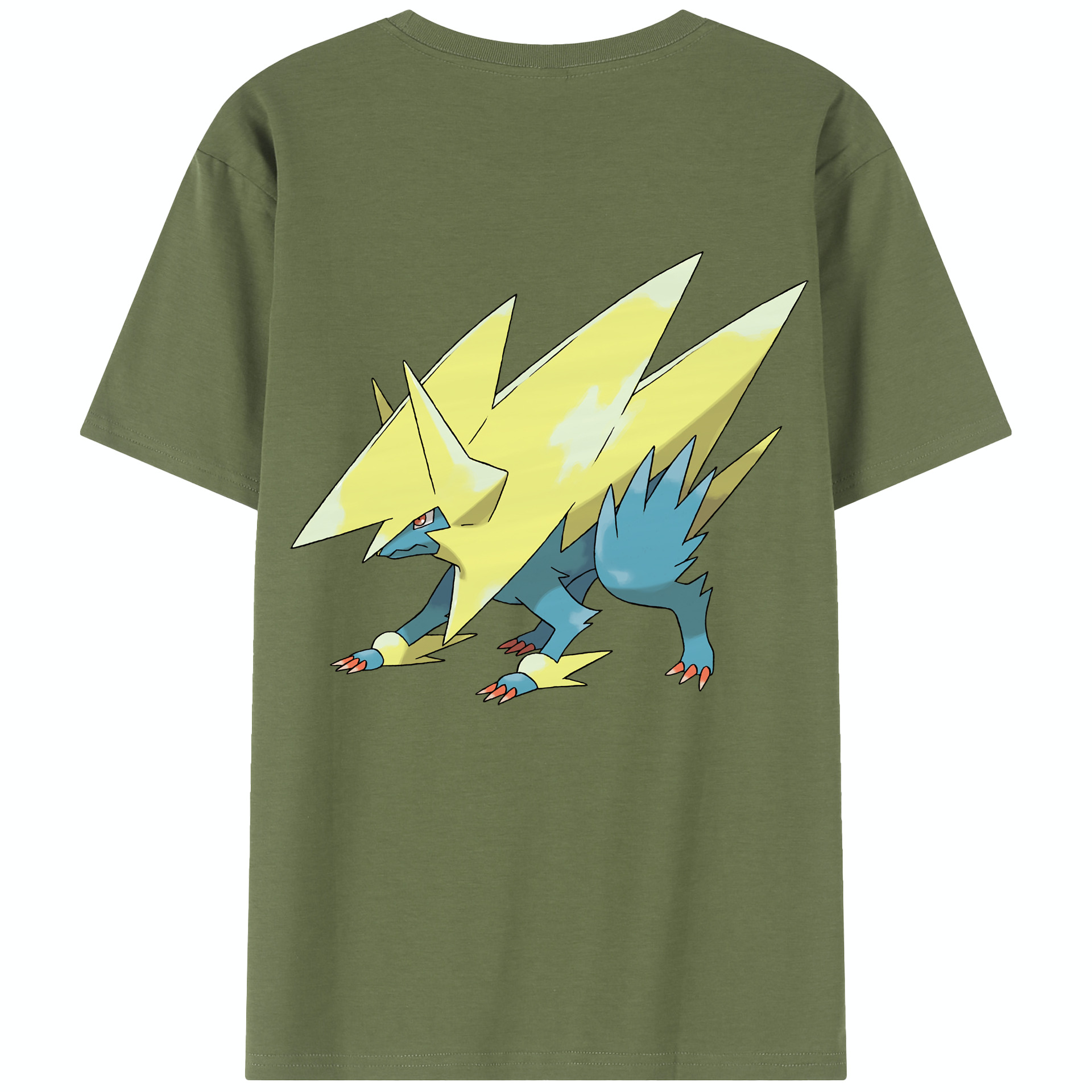 （画像用） ポケットモンスター Pokémon 綿100％半袖Tシャツ（背面プリント）